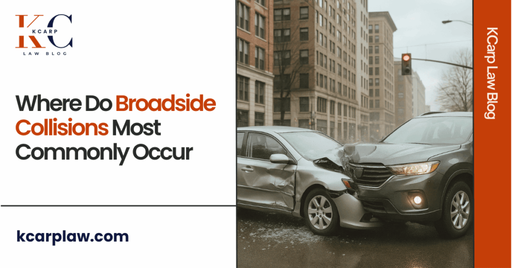 Where Do Broadside Collisions Most Commonly Occur? - KCarp Law Blog
