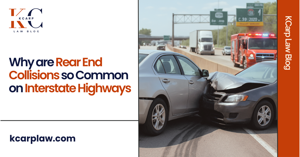 Why are Rear End Collisions so Common on Interstate Highways